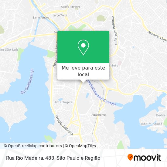 Rua Rio Madeira, 483 mapa