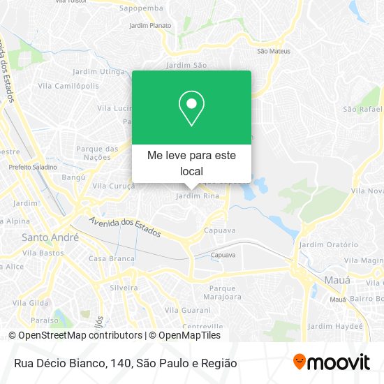 Rua Décio Bianco, 140 mapa