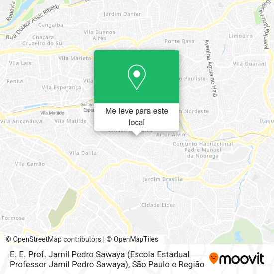 E. E. Prof. Jamil Pedro Sawaya (Escola Estadual Professor Jamil Pedro Sawaya) mapa
