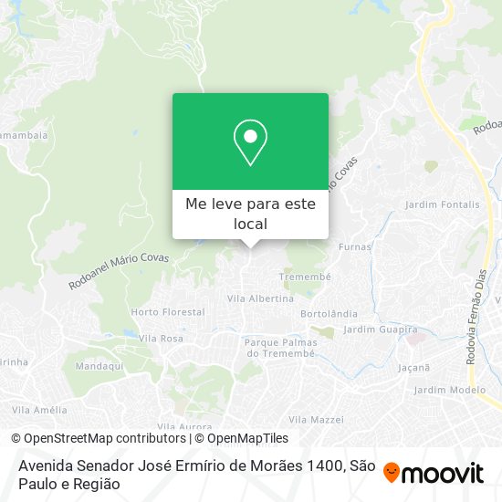 Avenida Senador José Ermírio de Morães 1400 mapa