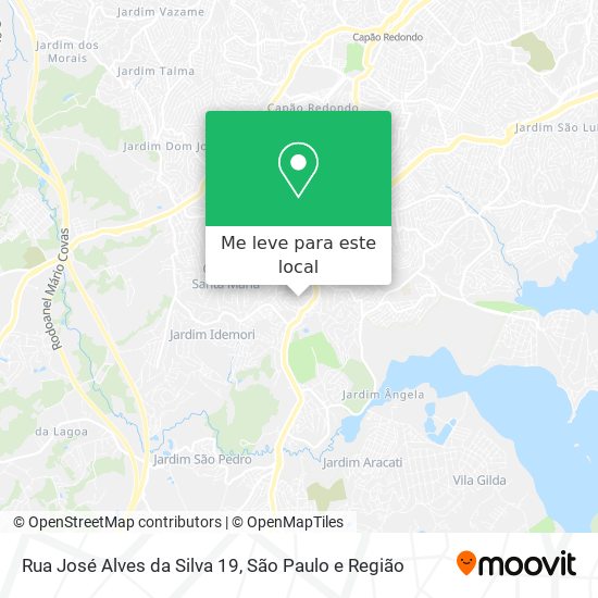 Rua José Alves da Silva 19 mapa