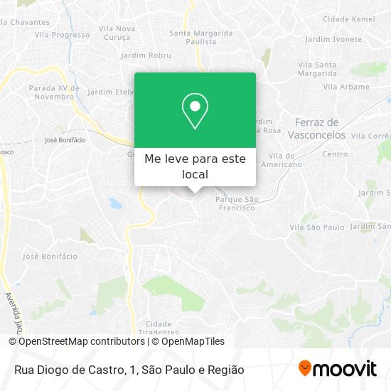 Rua Diogo de Castro, 1 mapa