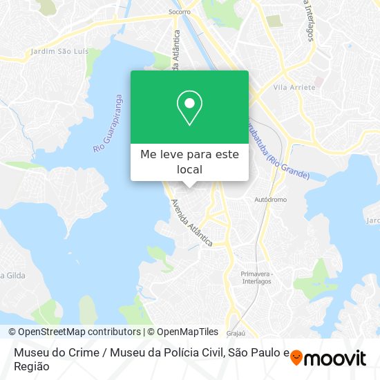 Museu do Crime / Museu da Polícia Civil mapa