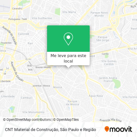 CNT Material de Construção mapa