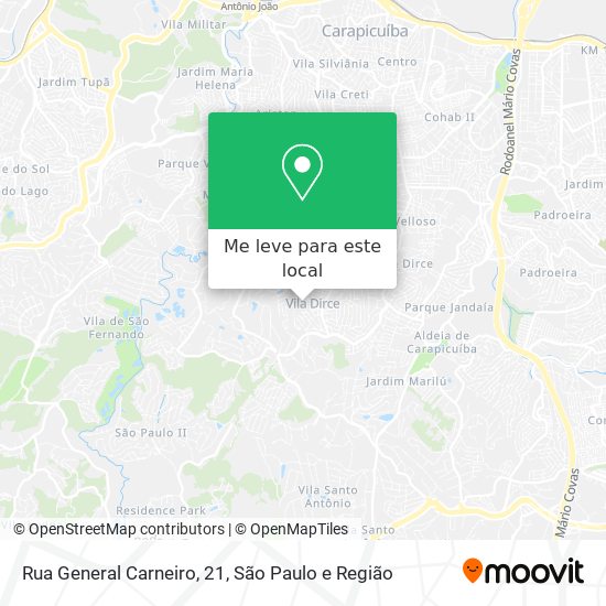 Rua General Carneiro, 21 mapa