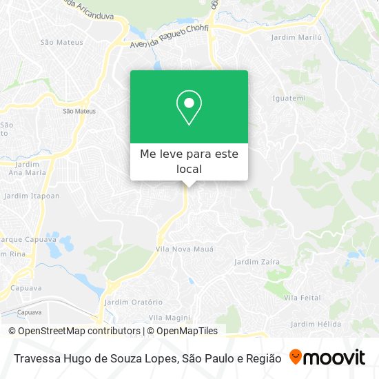 Travessa Hugo de Souza Lopes mapa