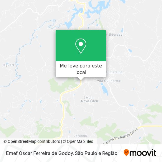 Emef Oscar Ferreira de Godoy mapa
