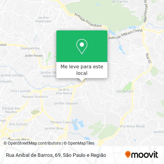 Rua Anibal de Barros, 69 mapa