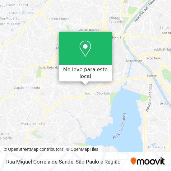 Rua Miguel Correia de Sande mapa