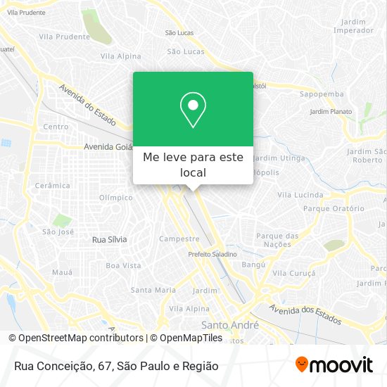 Rua Conceição, 67 mapa