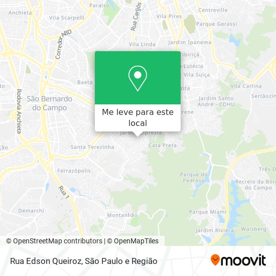 Rua Edson Queiroz mapa