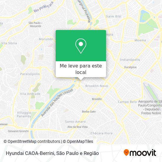 Hyundai CAOA-Berrini mapa