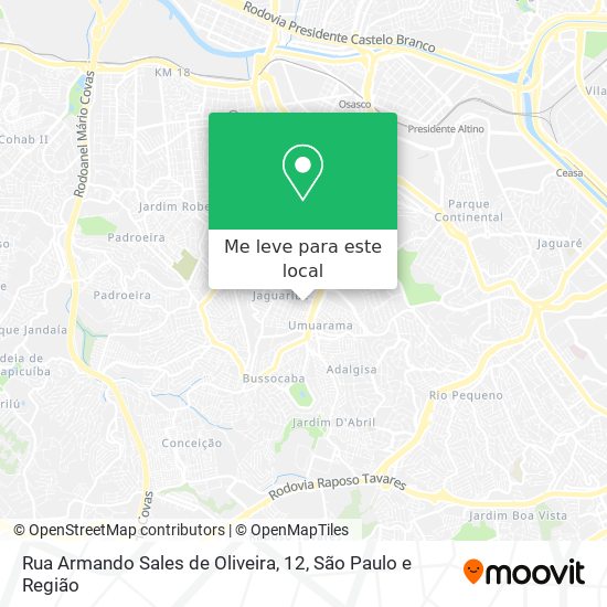 Rua Armando Sales de Oliveira, 12 mapa