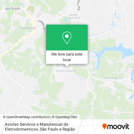 Asistec Servicos e Manutencao de Eletrodomesticos mapa