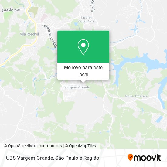 UBS Vargem Grande mapa