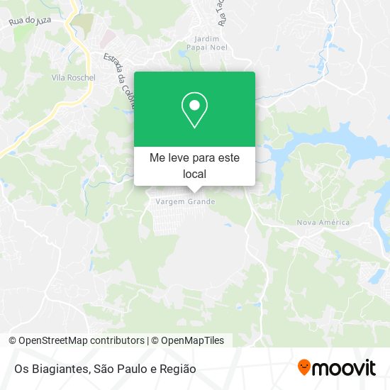 Os Biagiantes mapa