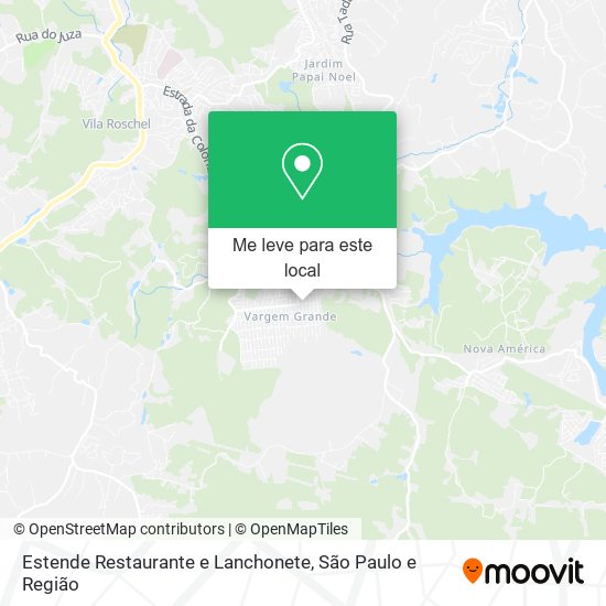 Estende Restaurante e Lanchonete mapa
