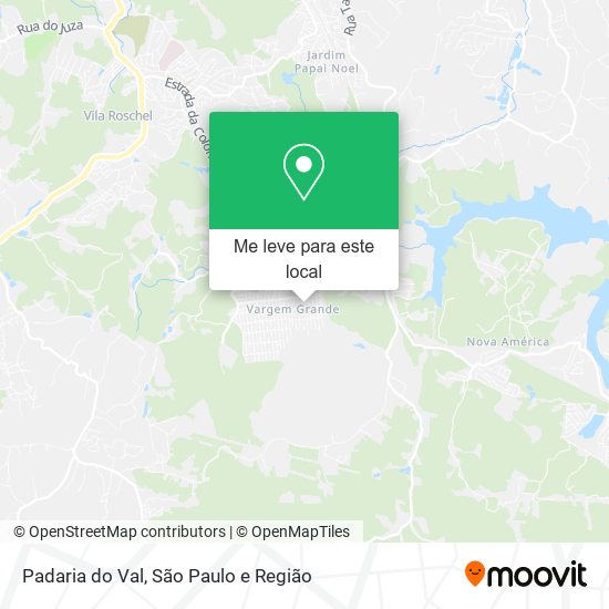 Padaria do Val mapa