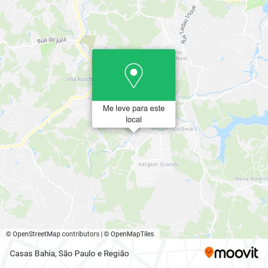 Casas Bahia mapa