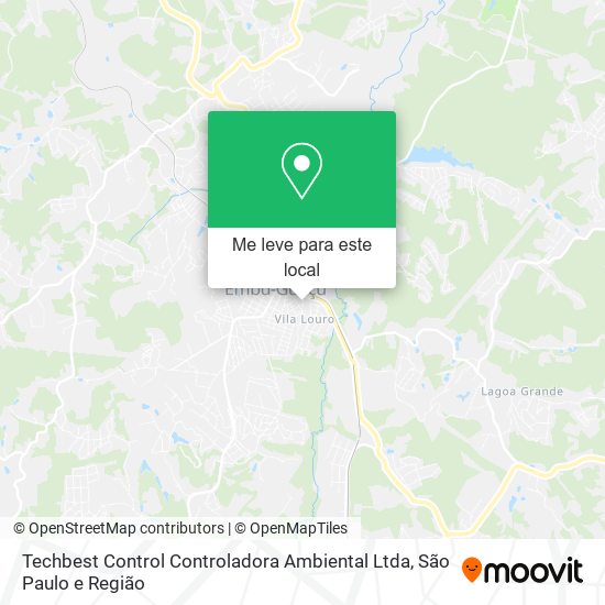 Techbest Control Controladora Ambiental Ltda mapa