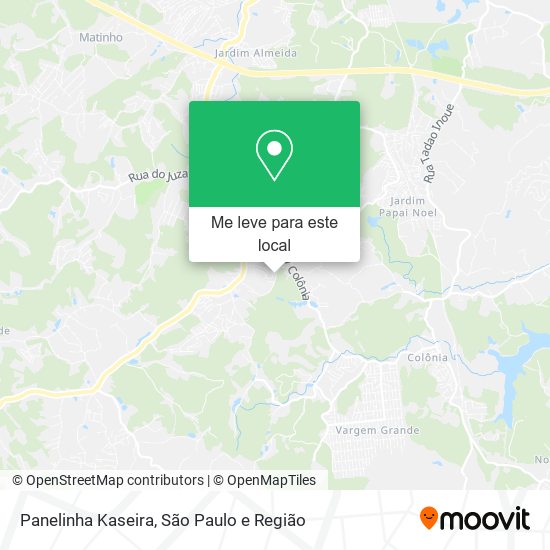 Panelinha Kaseira mapa