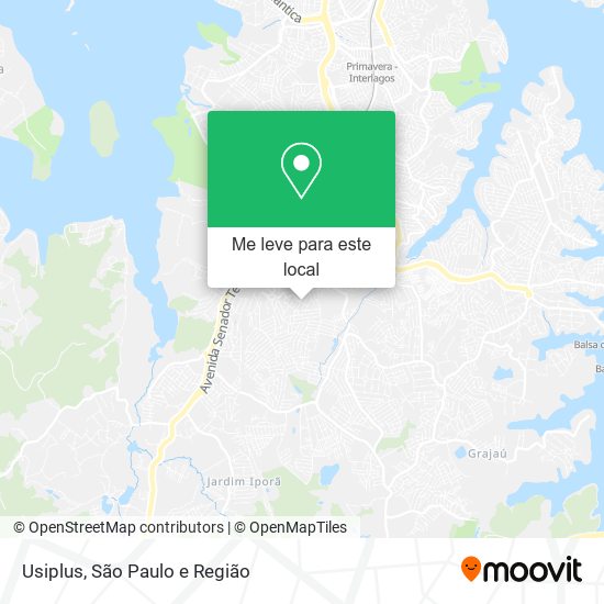 Usiplus mapa