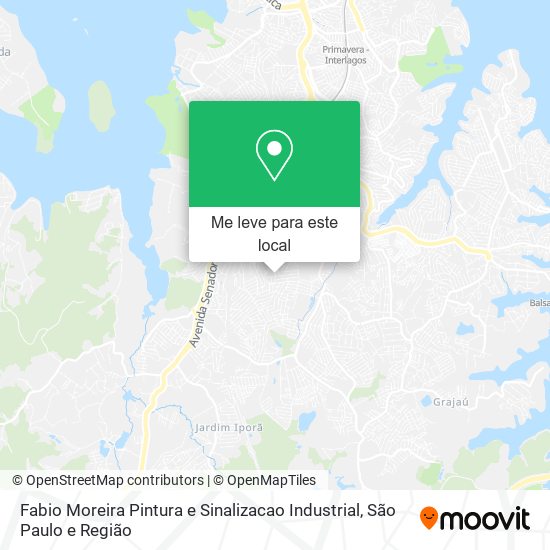 Fabio Moreira Pintura e Sinalizacao Industrial mapa