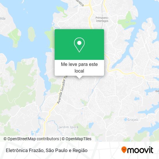 Eletrônica Frazão mapa