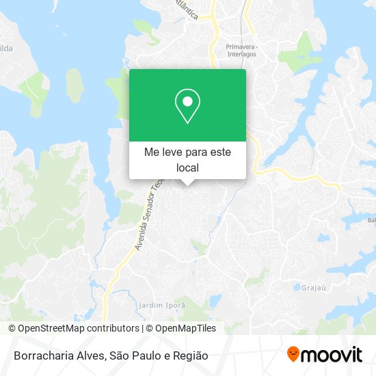 Borracharia Alves mapa