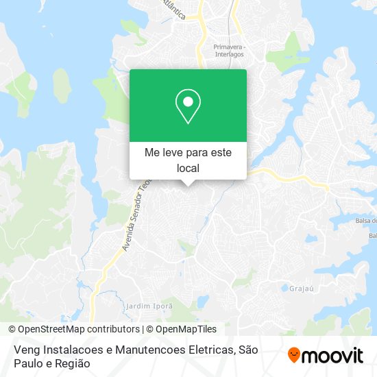 Veng Instalacoes e Manutencoes Eletricas mapa