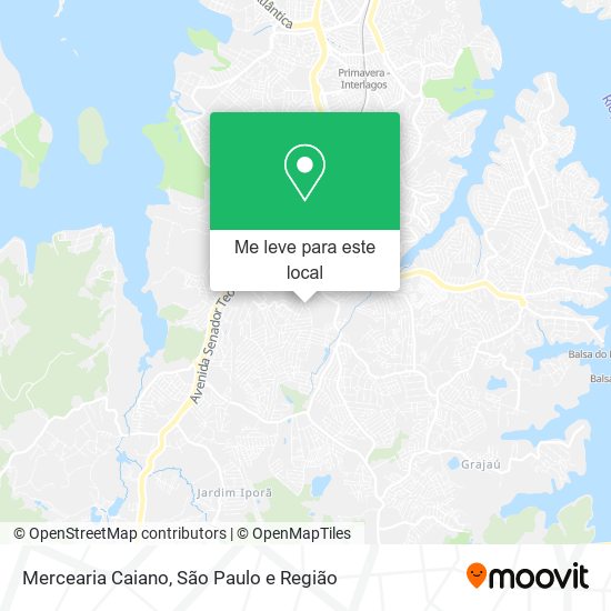 Mercearia Caiano mapa