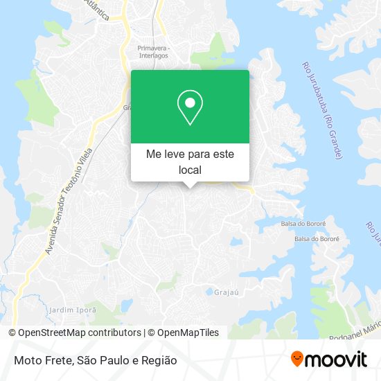 Moto Frete mapa