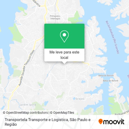 Transportela Transporte e Logistica mapa