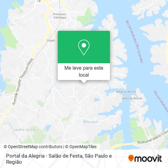 Portal da Alegria - Salão de Festa mapa