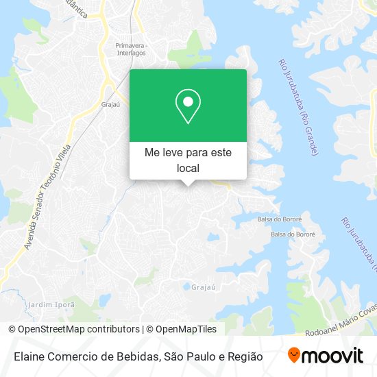 Elaine Comercio de Bebidas mapa