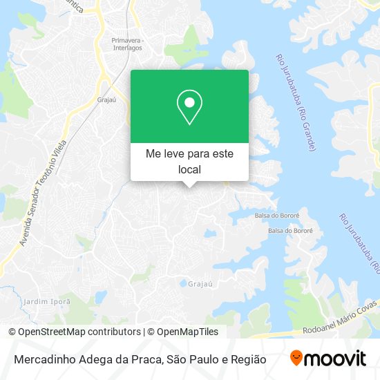 Mercadinho Adega da Praca mapa