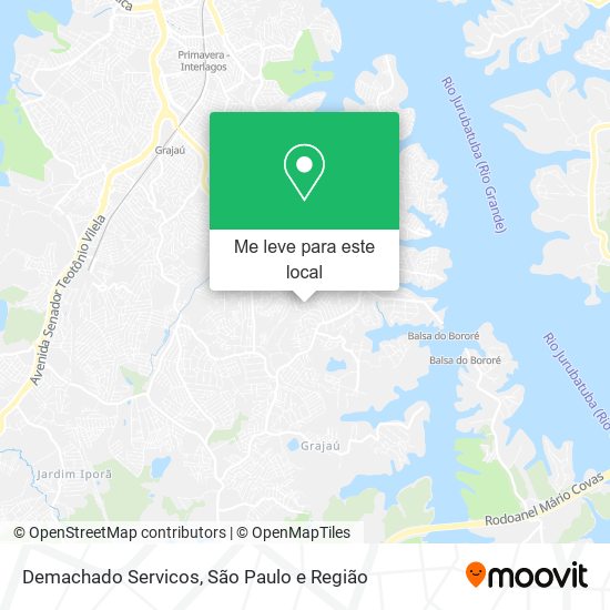 Demachado Servicos mapa