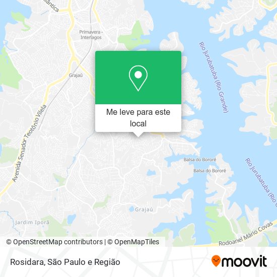 Rosidara mapa