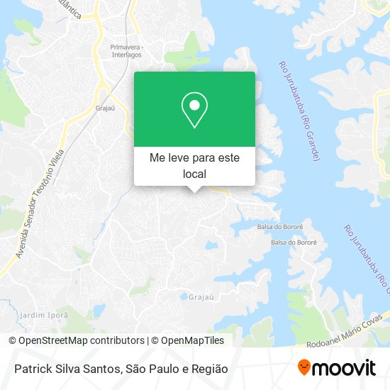 Patrick Silva Santos mapa