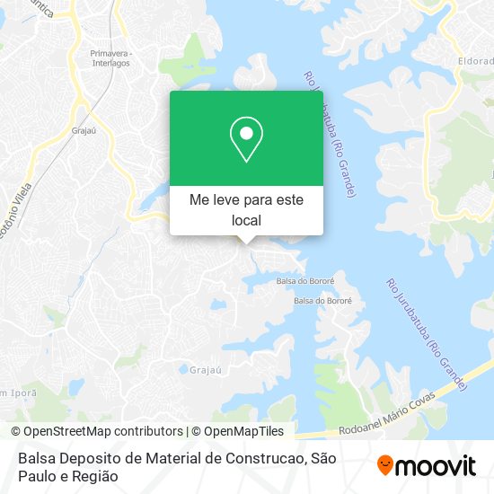 Balsa Deposito de Material de Construcao mapa