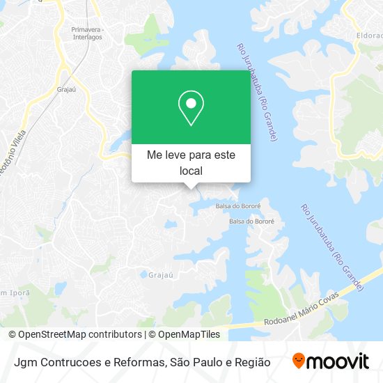 Jgm Contrucoes e Reformas mapa