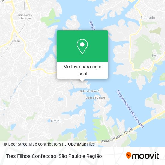 Tres Filhos Confeccao mapa