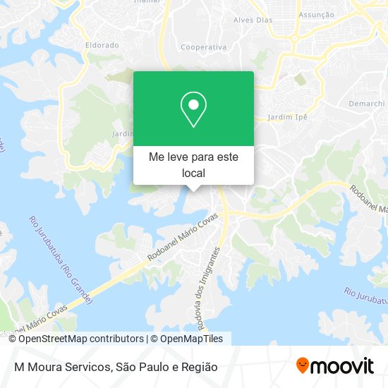 M Moura Servicos mapa