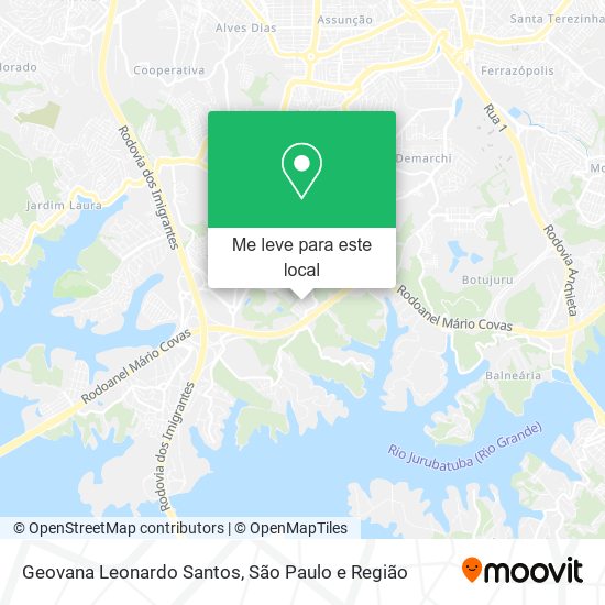 Geovana Leonardo Santos mapa