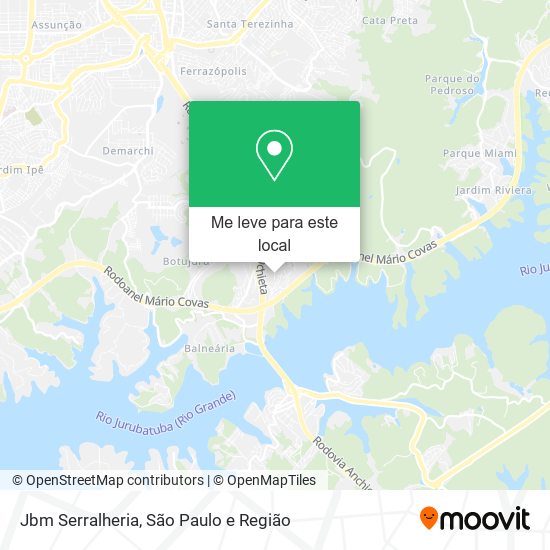 Jbm Serralheria mapa