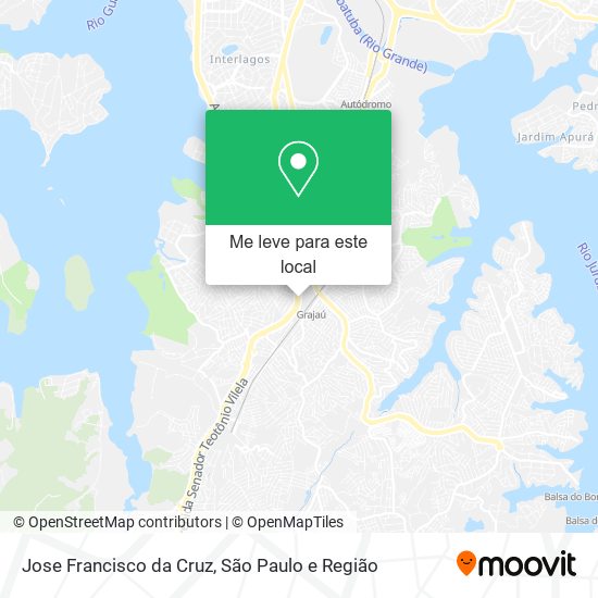 Jose Francisco da Cruz mapa