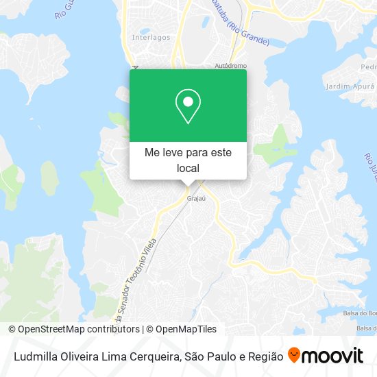 Ludmilla Oliveira Lima Cerqueira mapa