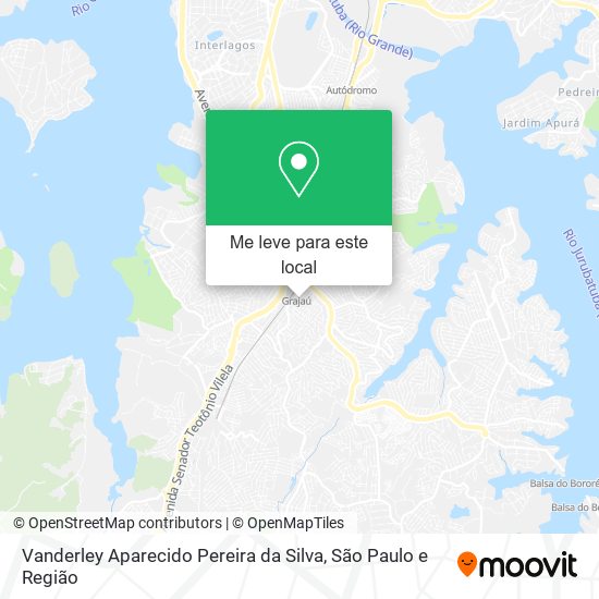 Vanderley Aparecido Pereira da Silva mapa