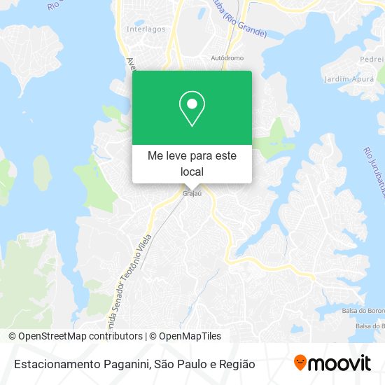 Estacionamento Paganini mapa