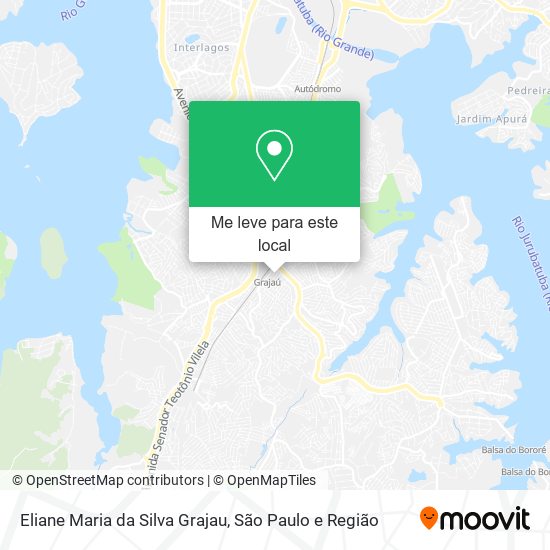 Eliane Maria da Silva Grajau mapa